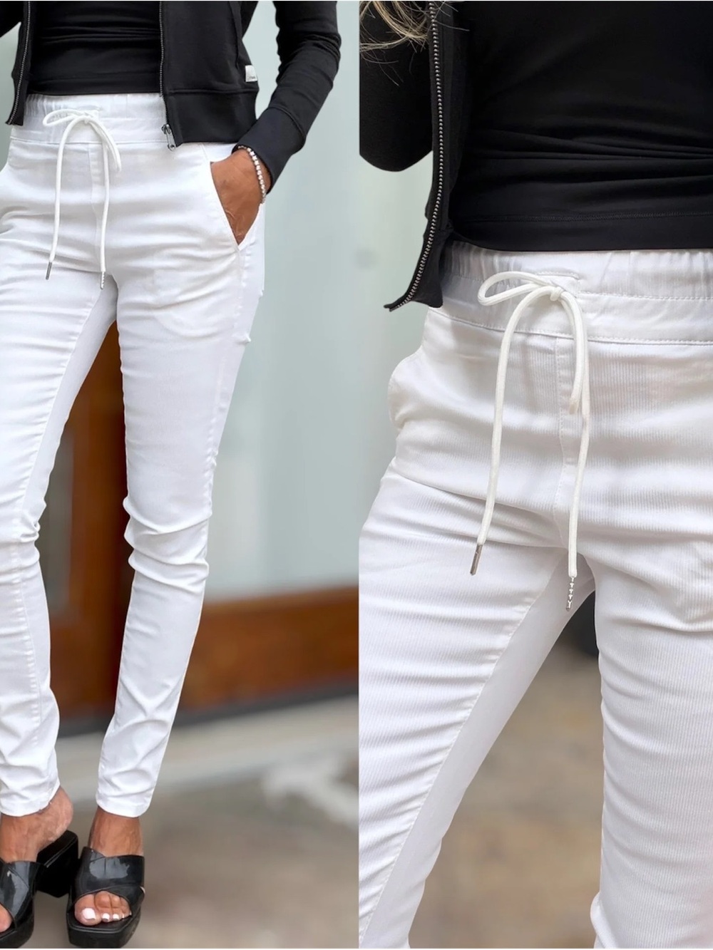 Bevy Flog White Pant